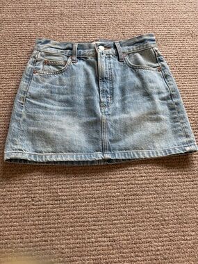 Aritzia Denim Forum Light Blue Women's Denim Skirt